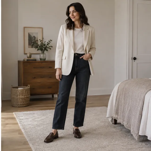 Change shoes, keep the outfit