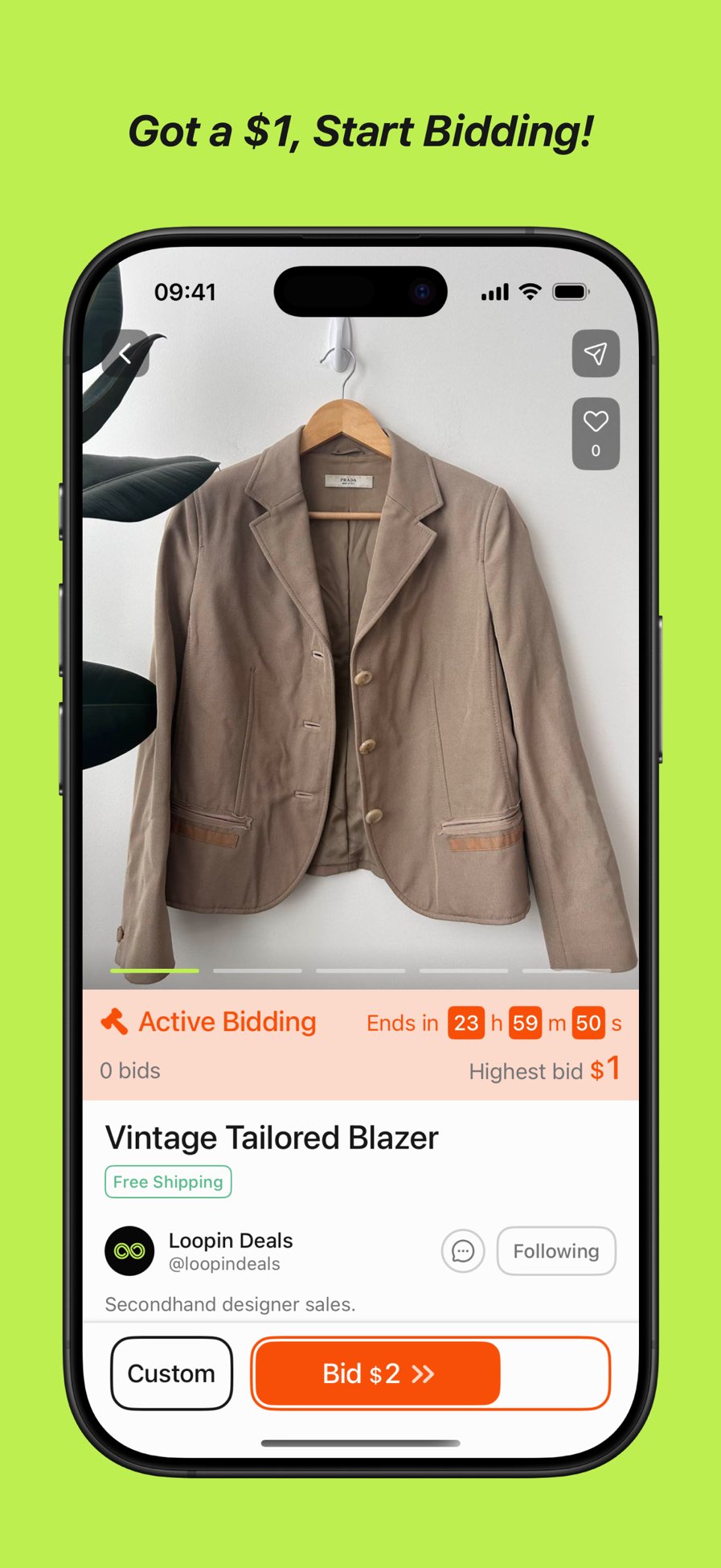 Loopin app interface screenshot