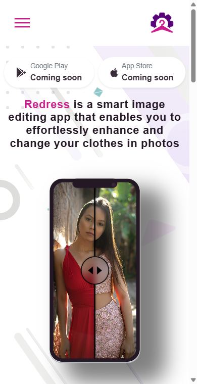 Redress app interface screenshot