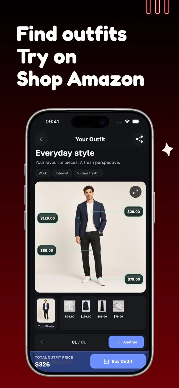 Beauty AI — Officiell skärmbild från utvecklaren i App Store; gränssnittet visas på engelska.