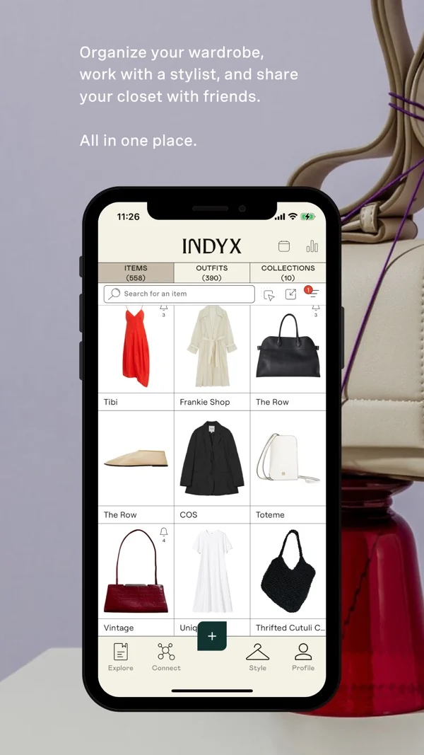 Indyx — Skaitmeninė spinta su žmogaus konsultacija