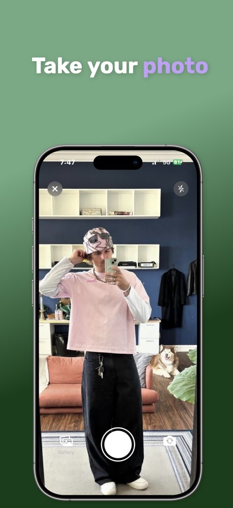 Stylee app interface screenshot