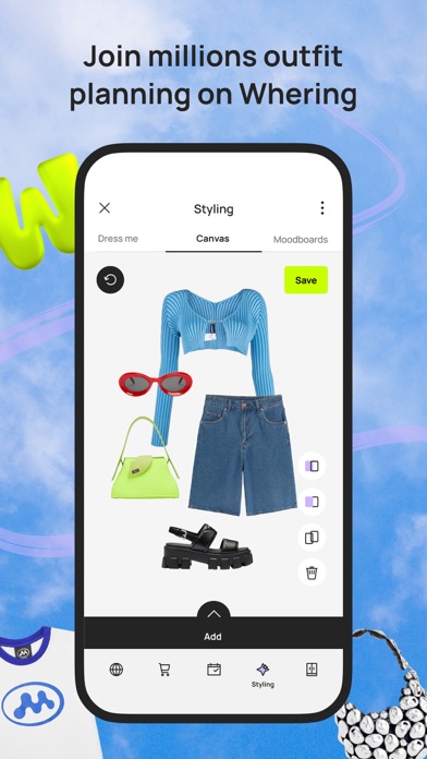 Whering app interface screenshot